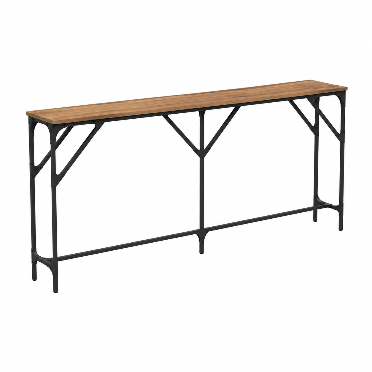 Table, en chêne, 180 x 23 x 75 cm, pour les espaces de vie