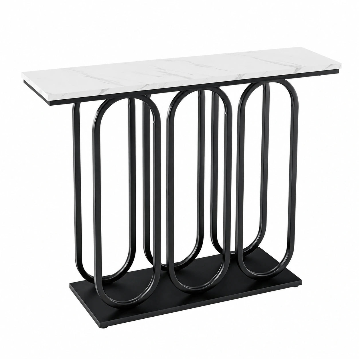Table, en métal, 100 x 30 x 80 cm, pour les espaces de vie