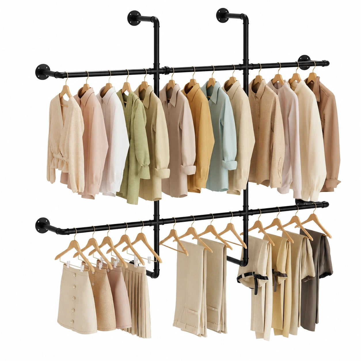 Armoire, coloris noir, pour la chambre