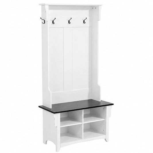 Porte-manteau, réglable, avec rangement, avec étagères, pour l’entrée ou le couloir