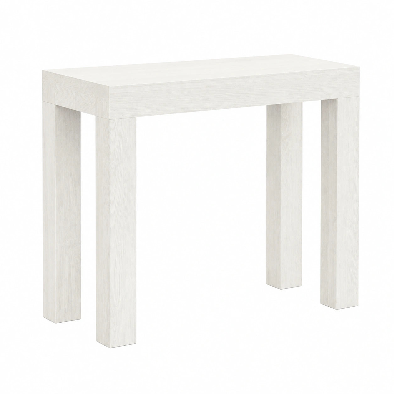 Table, extensible, coloris blanc, pour les espaces de vie
