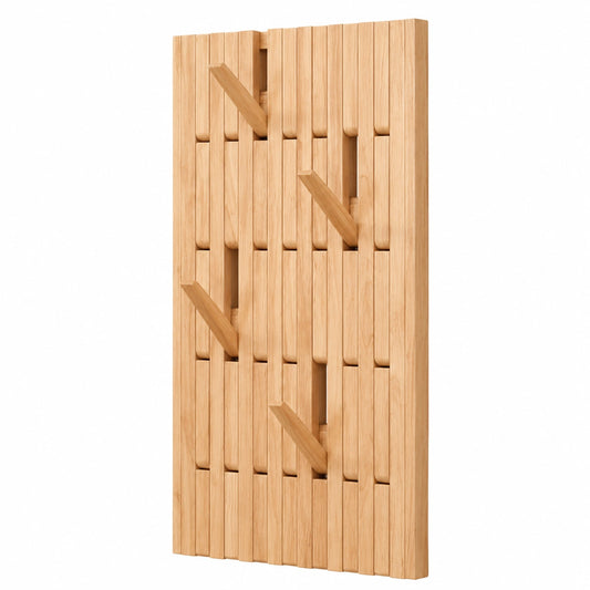 Porte-manteau, coloris marron, pour l’entrée ou le couloir