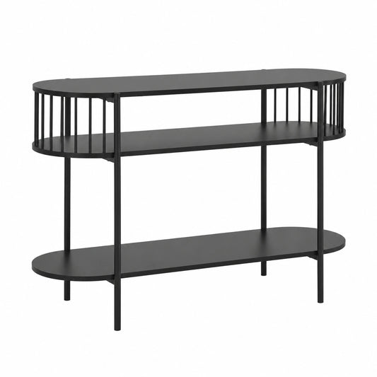 Table console, en métal, 110 x 39 x 76 cm, pour l’entrée ou le salon