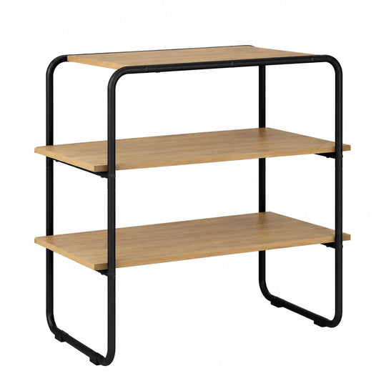 Table, avec rangement, en chêne, 60 x 41 x 75 cm, pour les espaces de vie