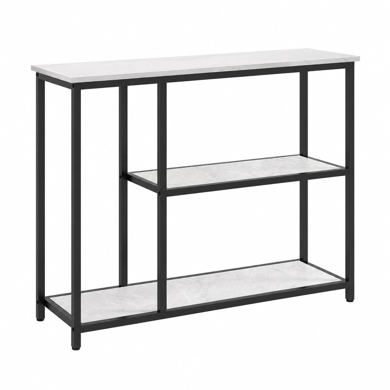 Table, en acier, coloris blanc, pour les espaces de vie