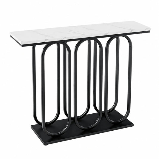 Table, en métal, 100 x 30 x 80 cm, pour les espaces de vie