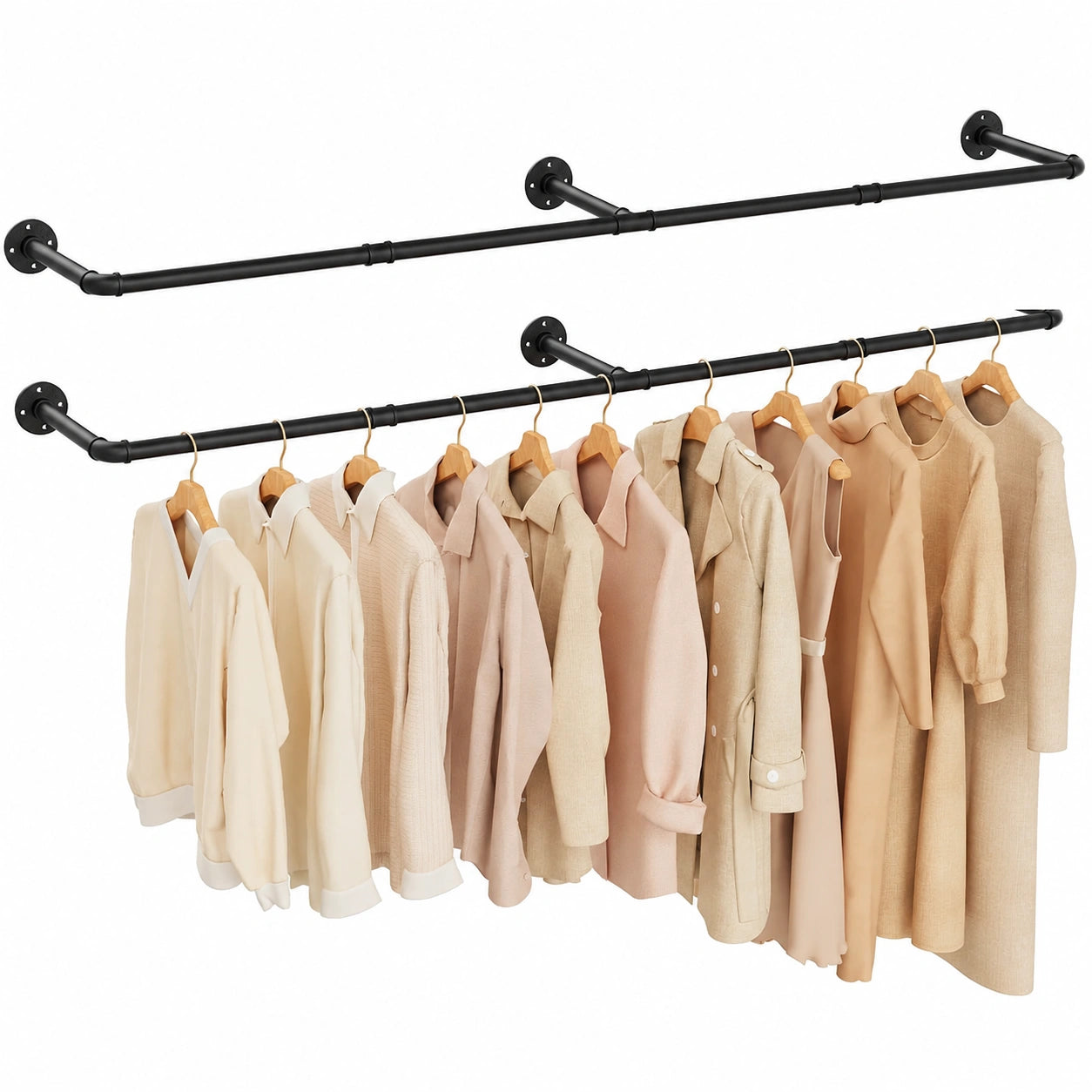 Porte-manteau, coloris noir, pour l’entrée ou le couloir
